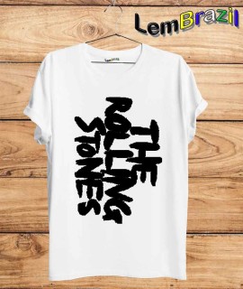 Camiseta The Rolling Stones LemBrazil. Camiseta 100% Algodão personalizada com Plotter de Recorte garantindo maior durabilidade e conforto!