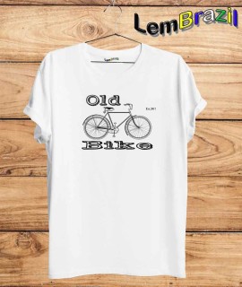 Camiseta Old Bike LemBrazil. Camiseta 100% Algodão personalizada com Impressão Digital garantindo maior durabilidade e conforto!