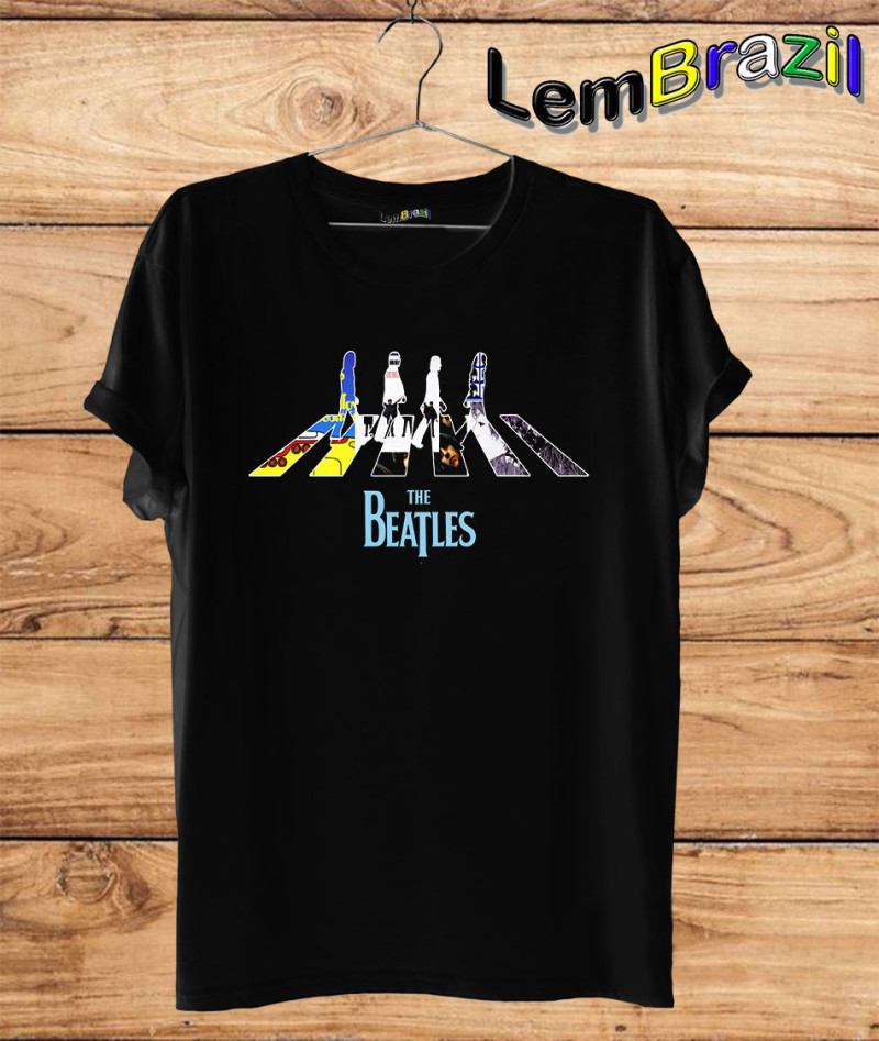 Camiseta The Beatles 2 LemBrazil. Camiseta 100% Algodão personalizada com Plotter de Recorte garantindo maior durabilidade e conforto!