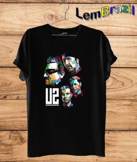 Camiseta U2 LemBrazil. Camiseta 100% Algodão personalizada com Plotter de Recorte garantindo maior durabilidade e conforto!