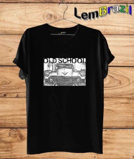 Camiseta Old School 2 LemBrazil. Camiseta 100% Algodão personalizada com Impressão Digital garantindo maior durabilidade e conforto!